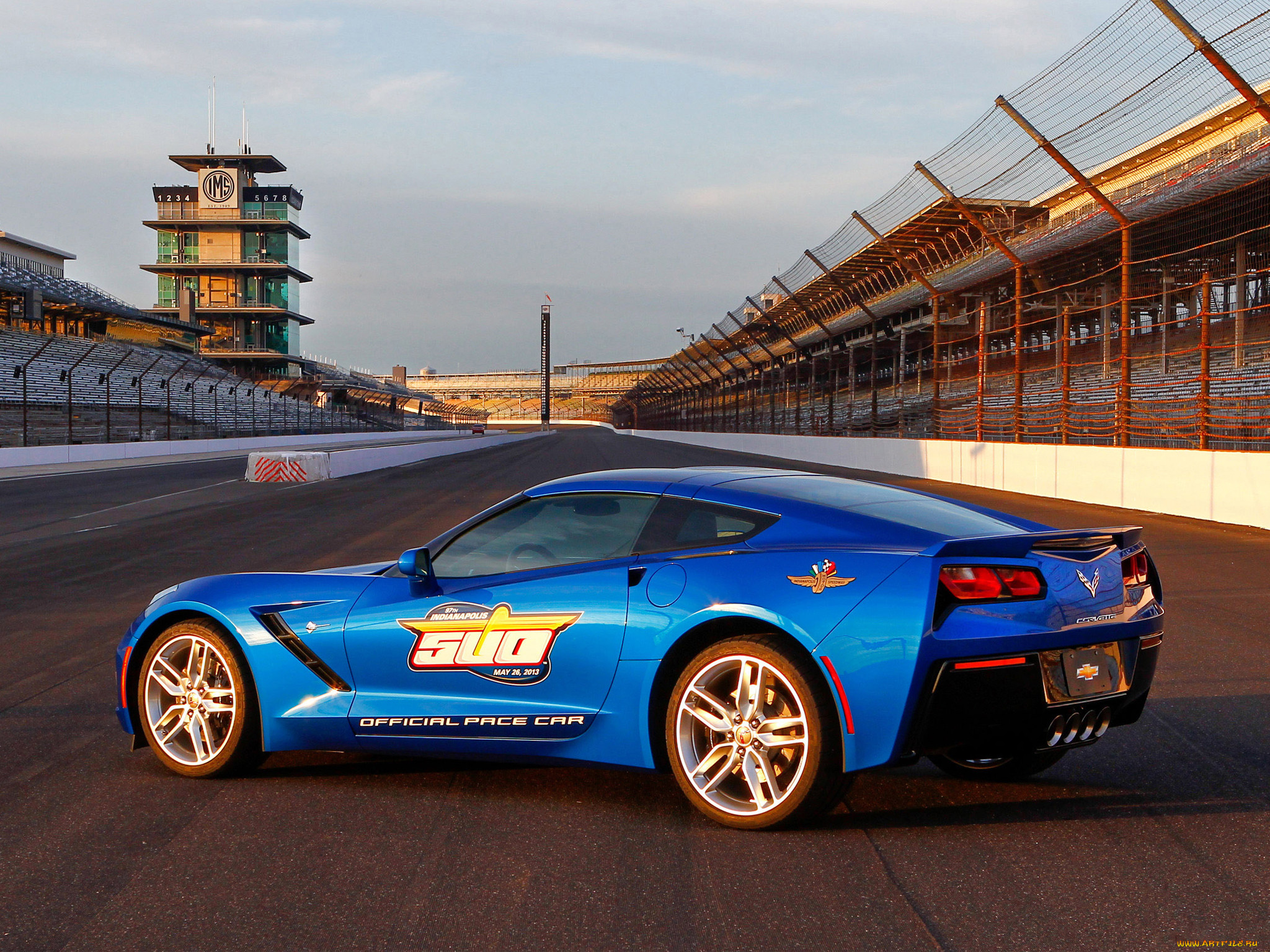 corvette stingray indy 500 pace car 2013, , corvette, stingray, indy, 500, pace, car, 2013, blue